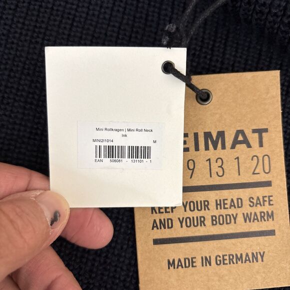 Heimat Textil Sweater Mini Rolkragon Turtleneck Oullover NEW NWT Mens Medium - Picture 6 of 9